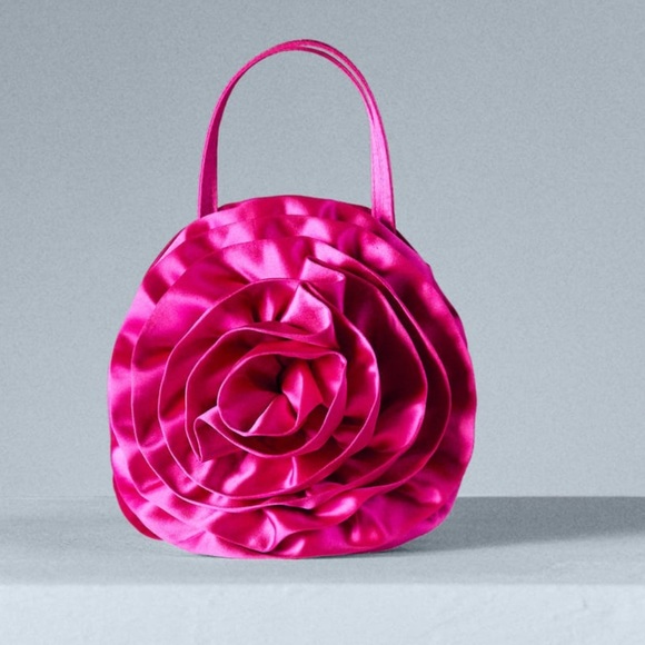 MANGO FUCHSIA FLOWER BAG - Picture 5 of 5